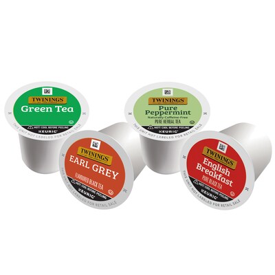 Twinings Variety Pack Assorted Teas, Keurig® K-Cup® Pods, 96/Carton (TNA54192)