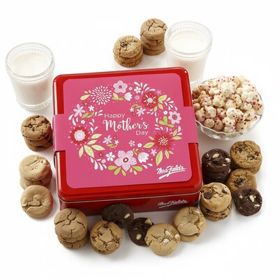 Mrs. Fields Mothers Day Petal Perfect Cookies & Popcorn Variety Pack Tin (26MDNTIN048)
