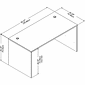 Bush Business Furniture Studio C 60"W Office Desk, Storm Gray (SCD260SG)