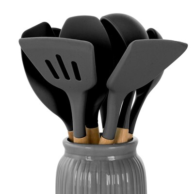 MegaChef Cooking Utensil Set, Gray, 9 Piece (937114356M)