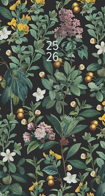 2025-2026 Willow Creek Botanical Nature 3.5 x 6.5 Calendar Year Yearly Planner, Paperboard Cover (