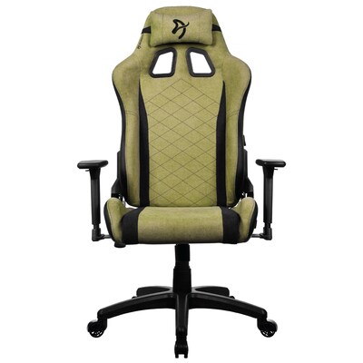 Arozzi Avanti Soft Fabric Ergonomic Racing Gaming Chair, Moss Green (AVANTI-SFB-MGN)