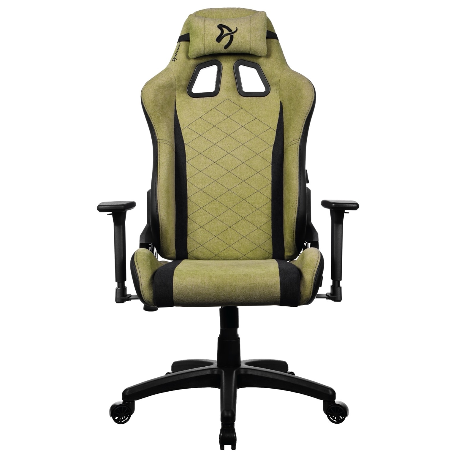Arozzi Avanti Soft Fabric Ergonomic Racing Gaming Chair, Moss Green (AVANTI-SFB-MGN)