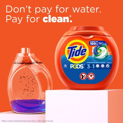 Tide PODS 3-in-1 Laundry Detergent Capsules, Spring meadow, 98 oz., 112 Capsules (03250)