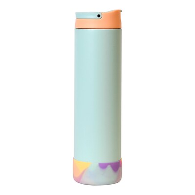 Elemental Iconic Pop Stainless Steel Triple Wall Insulated Water Bottle, 20 oz., Mint Sorbet (EMLEB20MS32P)