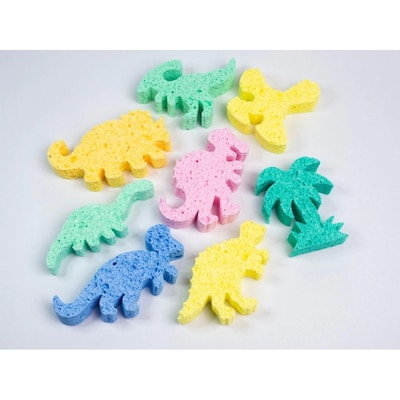 Captain Creative Super Sponges Dinosaurs Pack, 8/Pack (APISS18021)