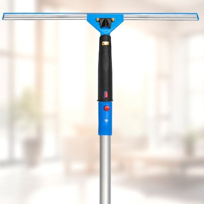 Gritt Commercial Window Washing Kit with 18 Swivel Window Squeegee and 6 Telescopic Pole (GRI130-6F-18)
