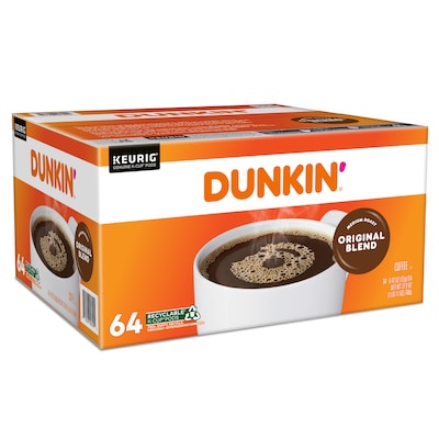 Dunkin' Original Blend Keurig Single Serve K-Cup Pods, 64 Count