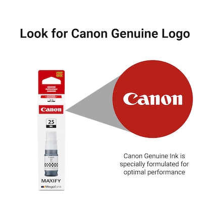 Canon GI-25 Black High Yield Ink Cartridge Refill (6280C001)