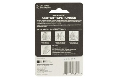 Scotch® Double-Sided Adhesive Tape Runner, .31 x 8.7 yds. (6055