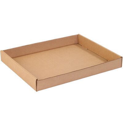 15 x 12 x 1.75 Kraft Tray, 32 ECT, Kraft, 50/Bundle (15122CT