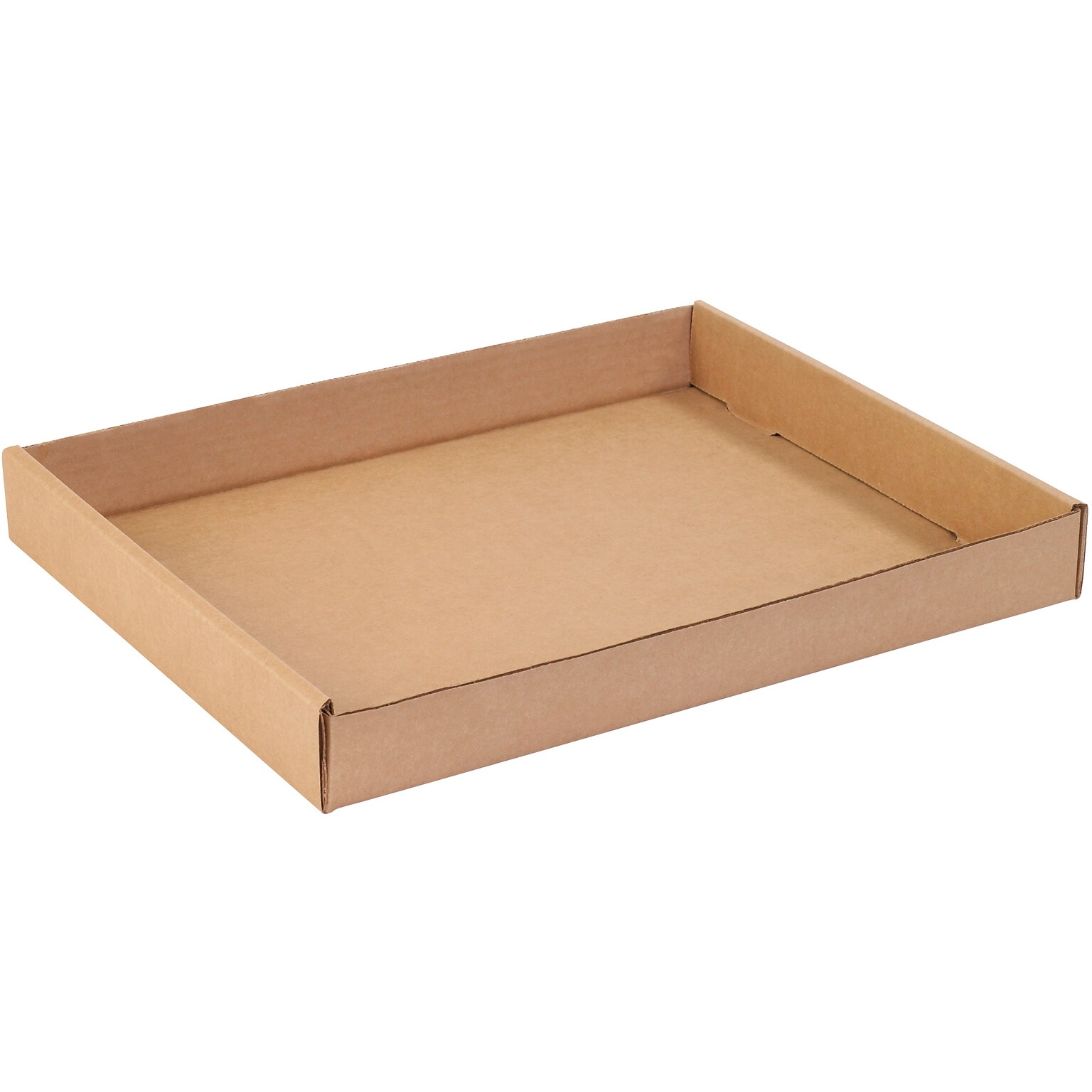 15 x 12 x 1.75 Kraft Tray, 32 ECT, Kraft, 50/Bundle (15122CT