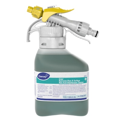 Diversey Crew 42 Disinfectant for Diversey RTD, Fresh Scent, 50.7 oz., 2/Carton (3364707)