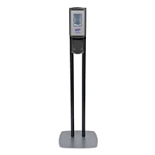 PURELL CS6 Automatic Floor Stand Hand Sanitizer Dispenser, Black/Chrome (7416-DS)