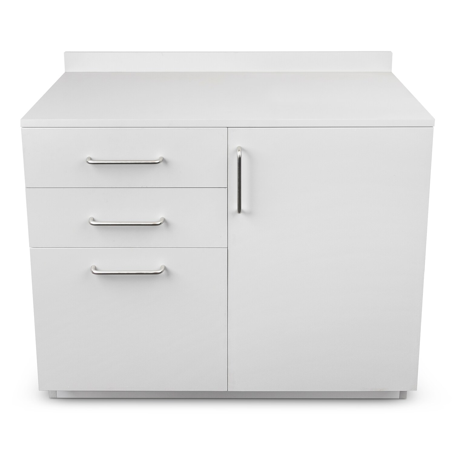 Viva Comfort 36.32H x 36W Exam Room Medical Cabinet, 3-Drawers, Gray (ADI902-B-36-N-GRY)