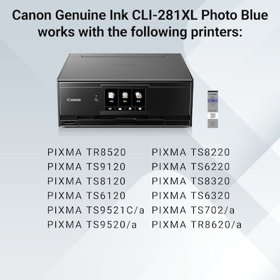 Canon CLI-281XL Photo Blue High Yield Ink Cartridge (2038C001)