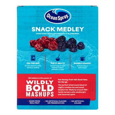 Ocean Spray Blueberry Cran Snack Medley, 1 oz, 10/Pack (307-00426)