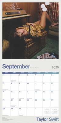 2025 BrownTrout Taylor Swift OFFICIAL 12" x 24" Monthly Square Wall Calendar (9781975479633)