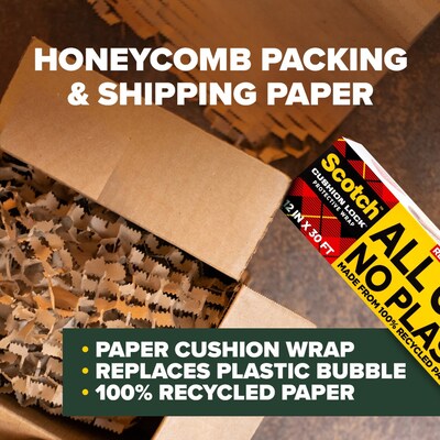 Scotch Cushion Lock Protective Wrap, Tan, 12 x 30 (PCW-1230)