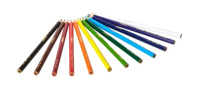 Crayola® Colored Pencils, Assorted Colors, 12/Box (68-4012)