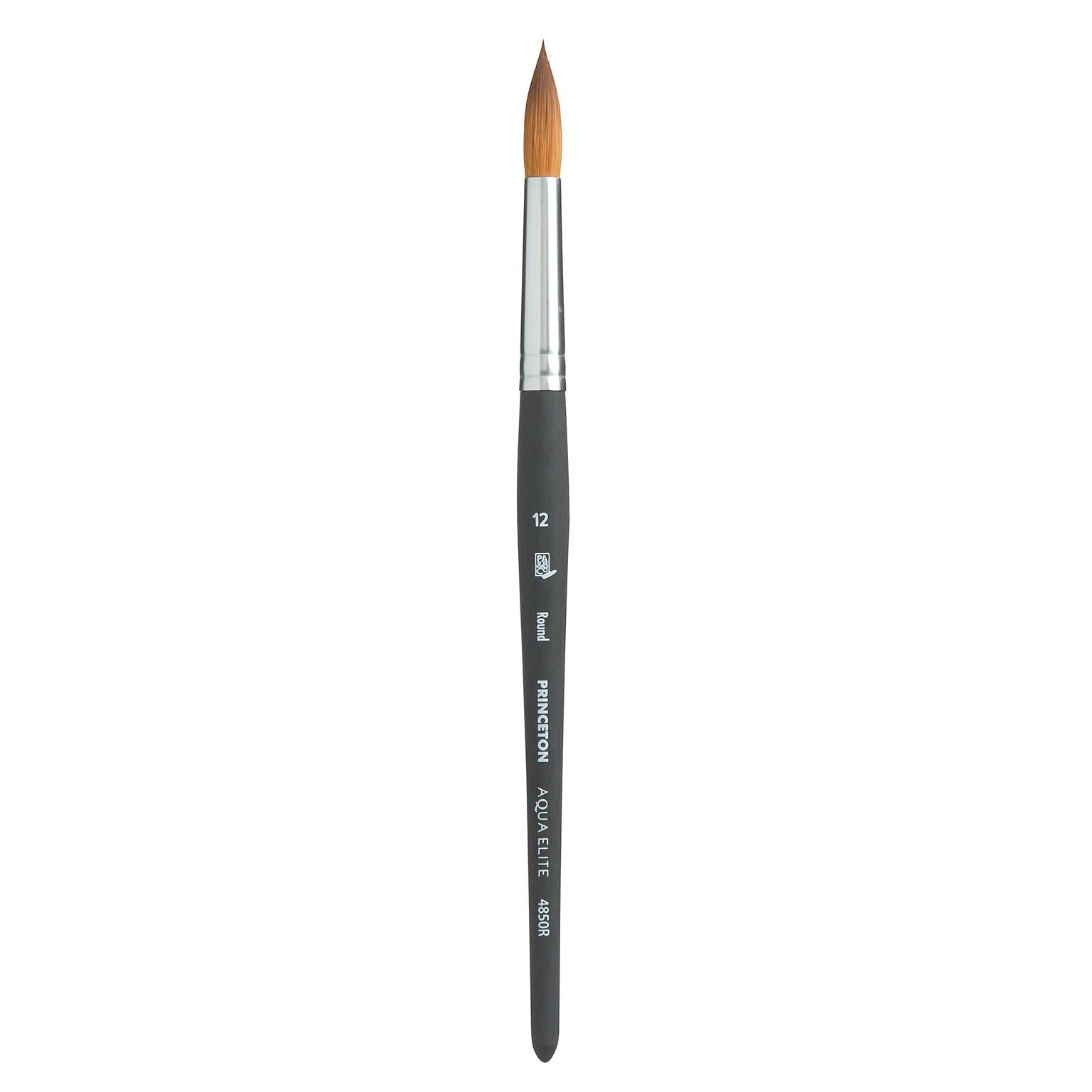 Princeton Aqua Elite Short Handle Watercolor Synthetic Round Brush (PBXP4850R12)