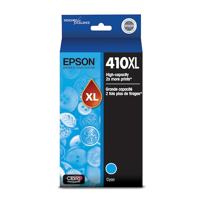 Epson T410XL Cyan High Yield Ink Cartridge   (T410XL220)