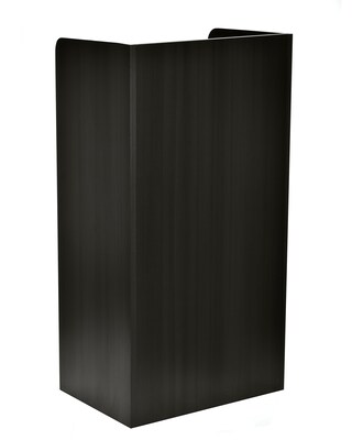 AdirOffice 46" Portable Lectern, Black (661-07-BLK)