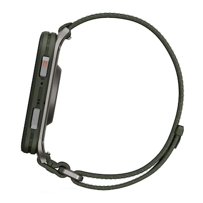 Garmin Venu X1 Fitness Smartwatch, GPS, 46mm, Moss ComfortFit Nylon Band (010-02980-01)