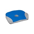Mind Reader Harmony Collection Memory Foam with Gel Core Seat Cushion, Blue/Gray (GELCUSH-BLU)