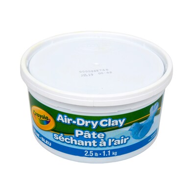 Crayola Air Dry Clay, Blue, 4/Bundle (BIN575142-4)