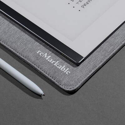 reMarkable Polymer Weave 10.3" Folio for reMarkable 2 Tablet and Marker/Marker Plus, Gray (RM310)