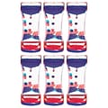 Teacher Created Resources Liquid Motion Bubbler, Red & Blue, Pack of 6 (TCR20968-6)