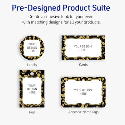 Avery Rectangle Laser/Inkjet Multipurpose Labels, 2" x 3", White, 80/Pack (19479370926)