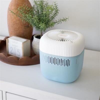 Crane Top Fill Evaporative Cool Mist Tower Humidifier 0.5-Gallon, 250 sq. ft., Blue (EE-5403)