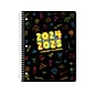 2024-2025 Global Printed Products Chalkboard Doodles 8.5" x 11" Academic Weekly & Monthly Student Planner, Paper Cover