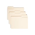 Smead SuperTab® File Folder, 3 Tab, Letter Size, Manila, 24/Pack (10380)