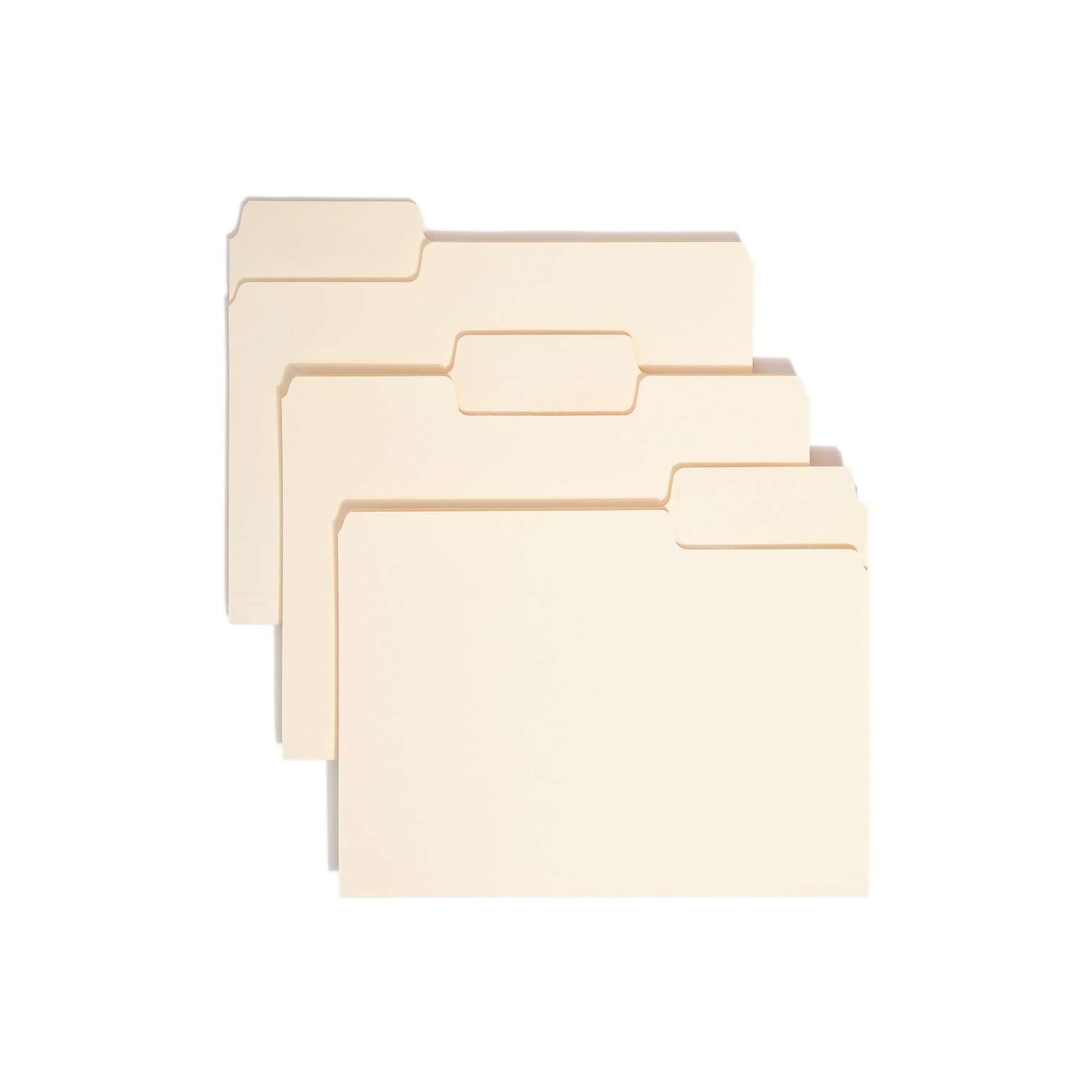 Smead SuperTab File Folder, 3 Tab, Letter Size, Manila, 24/Pack (10380)