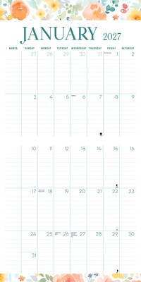 2027 Willow Creek Mom's Planner Calendar 12" x 12" Monthly Wall Calendar, Assorted Colors (61275)