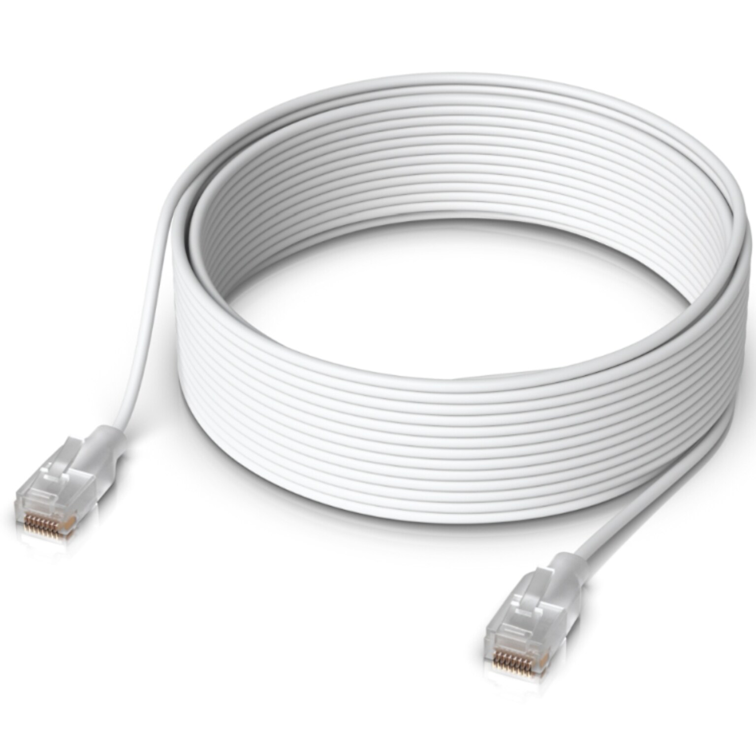 Ubiquiti UniFi 49.2 ft. CAT-6 Ethernet Cable, 26AWG, White (UACC-Cable-Patch-EL-15M-W)
