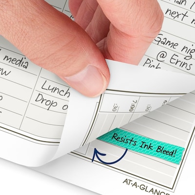 2027 AT-A-GLANCE 8.5" x 5.5" Weekly & Monthly Planner Refill, White/Brown (481-485-27)