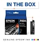 Epson T702XL Black High Yield Ink Cartridge   (T702XL120-S)