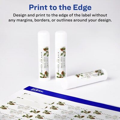 Avery Laser/Inkjet Multipurpose Labels, 1.75" x ", Glossy Clear, 2200/Box (94209)