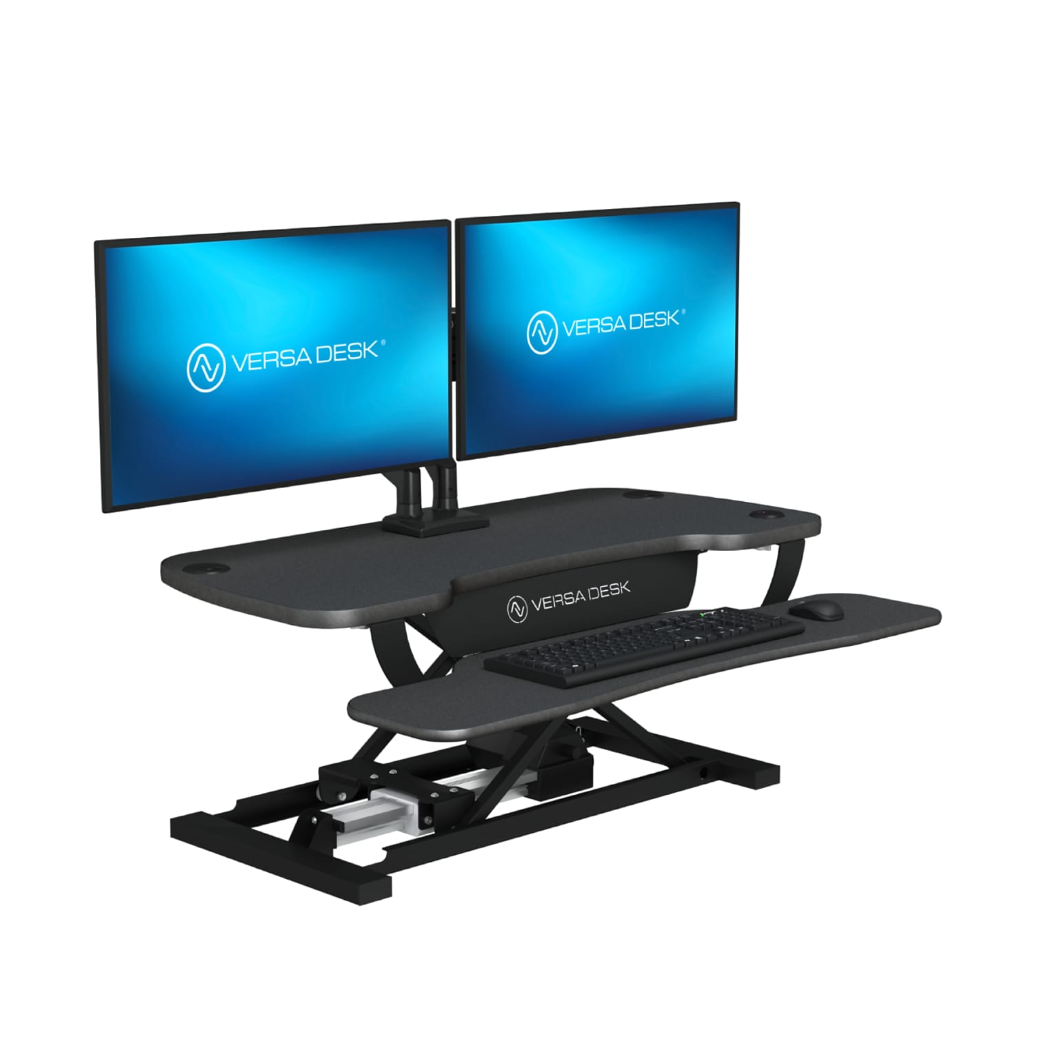 VersaDesk PowerPro 36W Electric Adjustable Standing Desk Converter, Black (SP7643624-00-01)