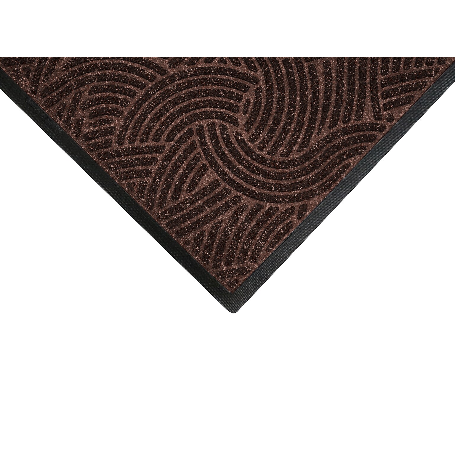 M + A Matting WaterHog Plus Commercial Wiper/Scraper Entrance Floor Mat, 2 x 3, Chestnut Brown (1857523090)
