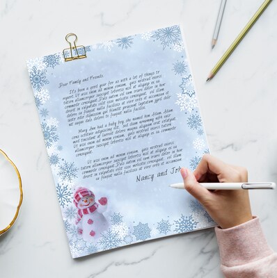 Great Papers! Stationery Letterhead Winter Holiday Magic, Multicolor, 50 sheets (2024038)