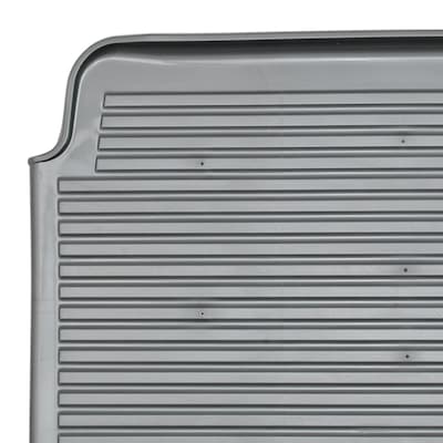 Better Houseware Jr. Plastic Dish Rack, Metallic (BTH14825)