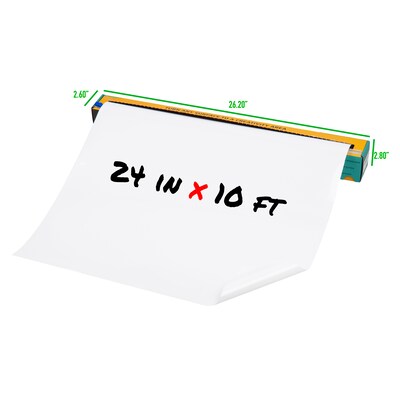 4 Pack Magnetic Whiteboard Contact Paper 39 x 18 Inch Magnetic Self Adhesive