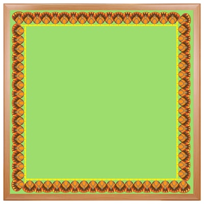 Hygloss Turkey Die-Cut Border, 3 x 36 ft., 6 Packs/Bundle (HYG33686-6)