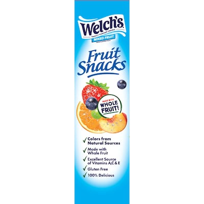 Welch's Gluten Free Mixed Fruit Gummies, 0.8 oz., 66 Bags/Box (PIM68868)