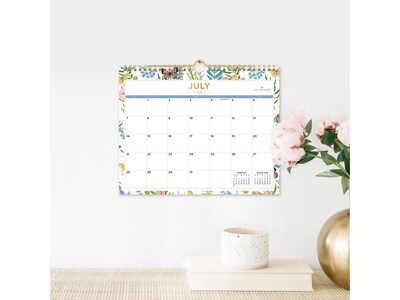 2024-2025 Blue Sky Day Designer Flutter 11" x 8.75" Academic Monthly Wall Calendar (136694-A25)